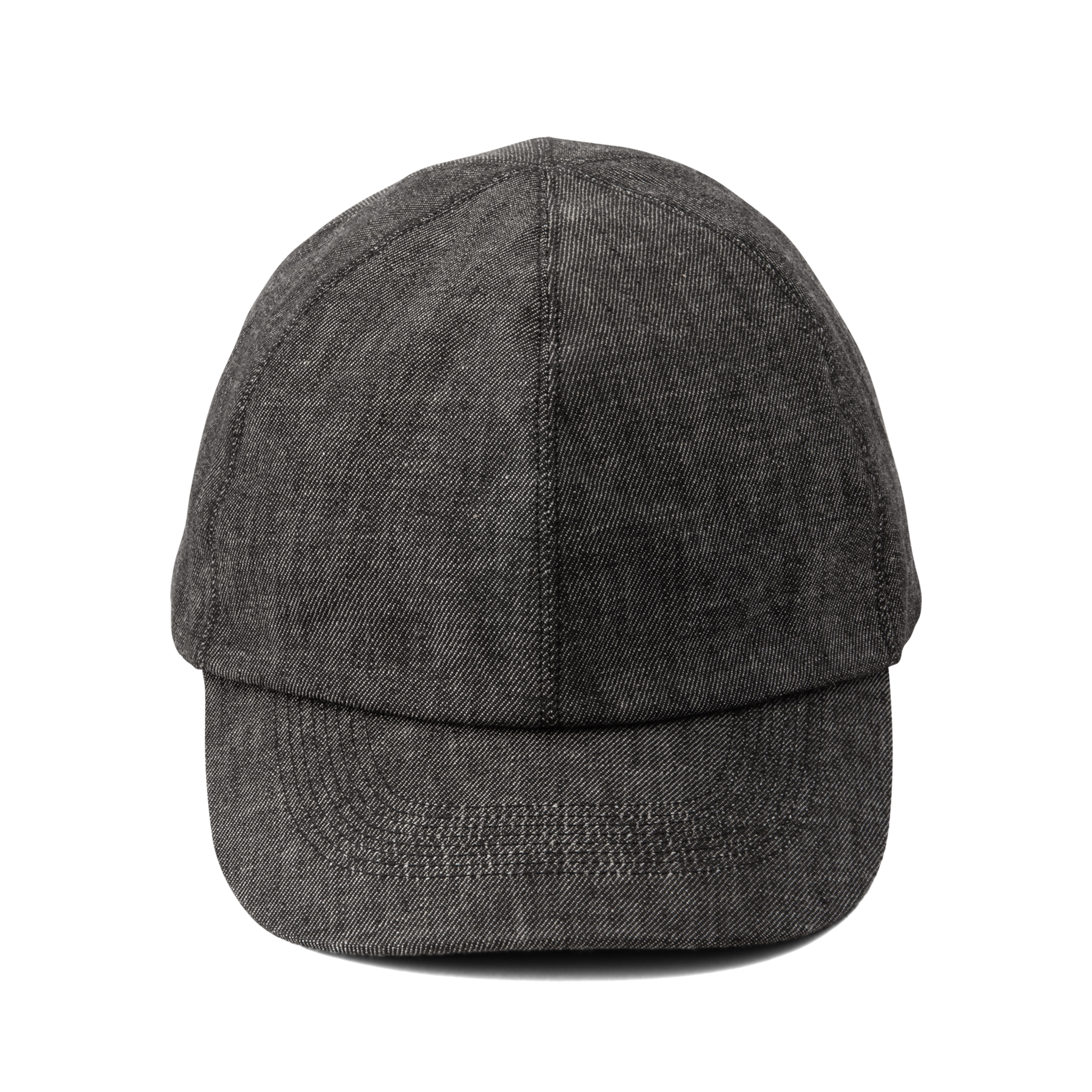 Linen cotton serge Cap Mix-black