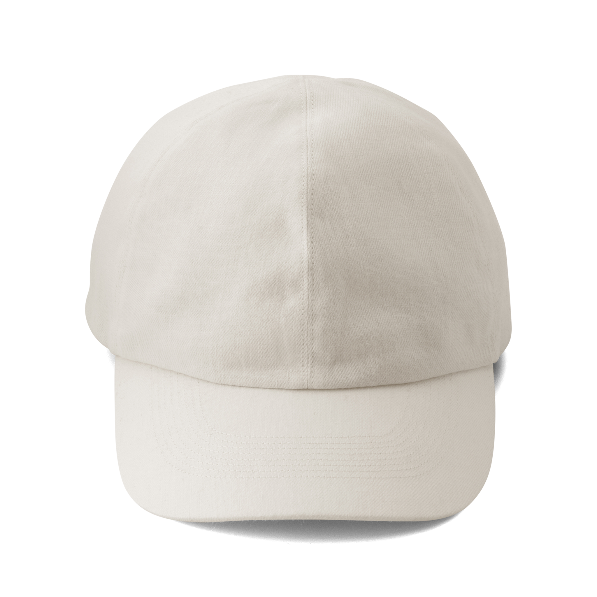 Linen cotton serge Cap White