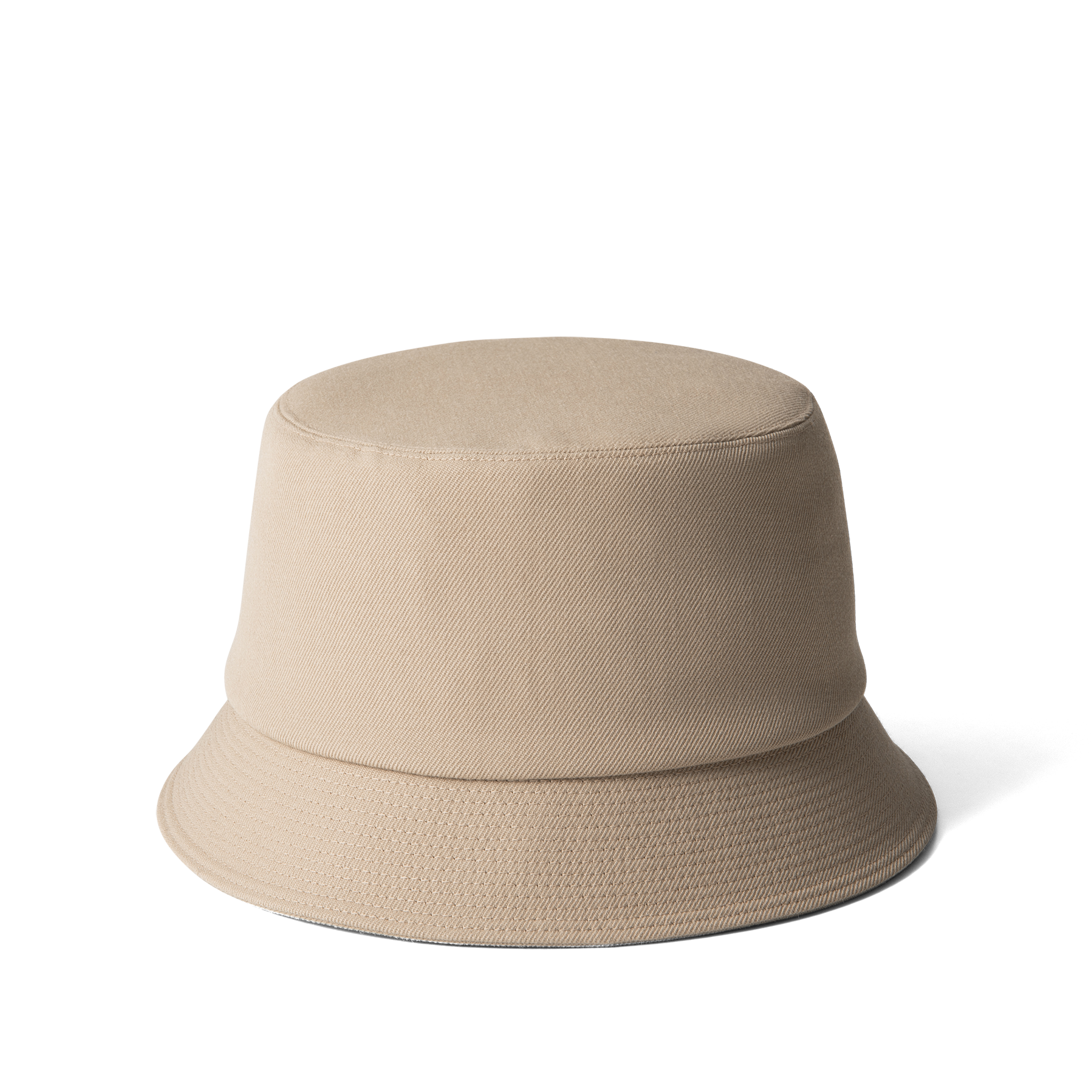 Wool Gabardine Hat Beige