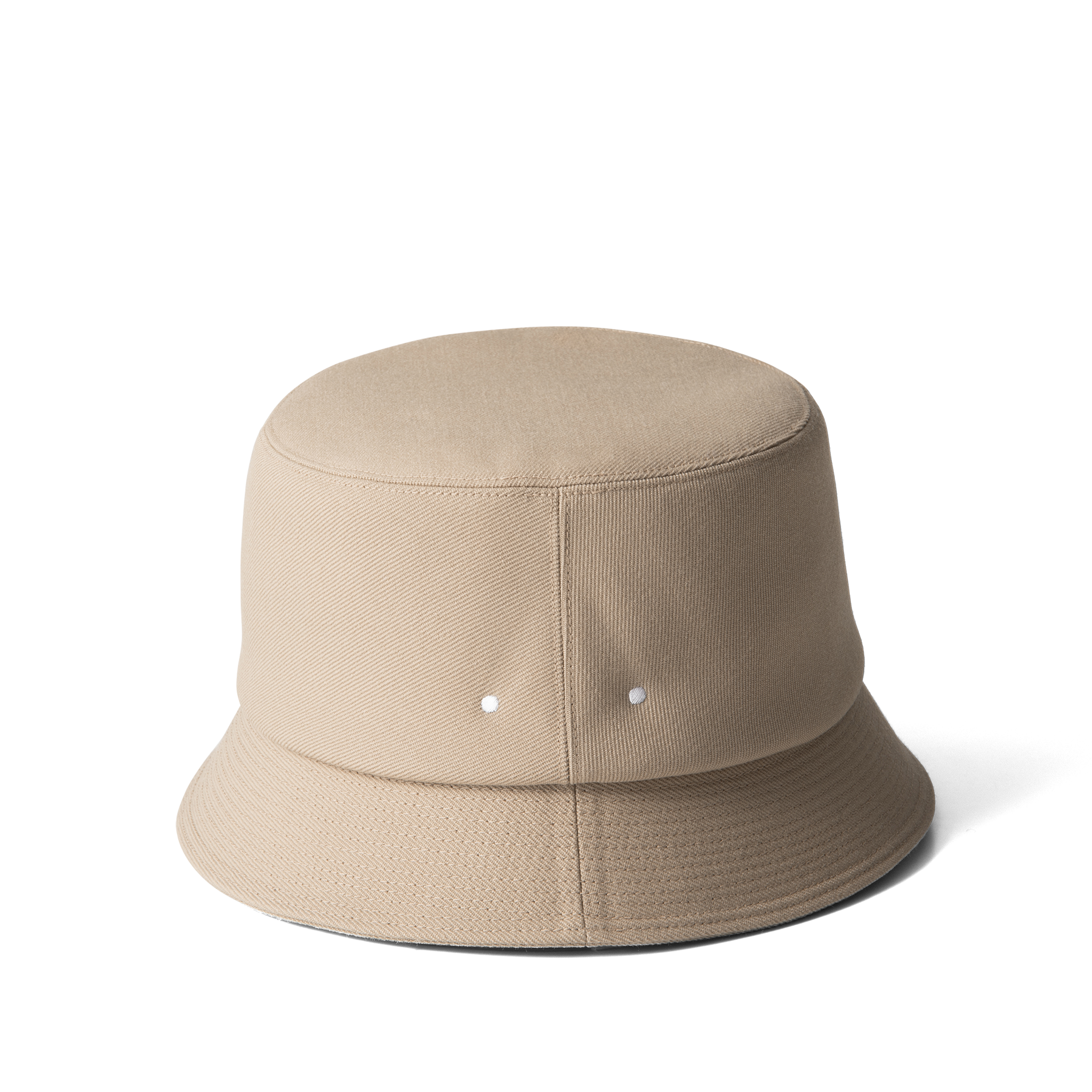 Wool Gabardine Hat Beige