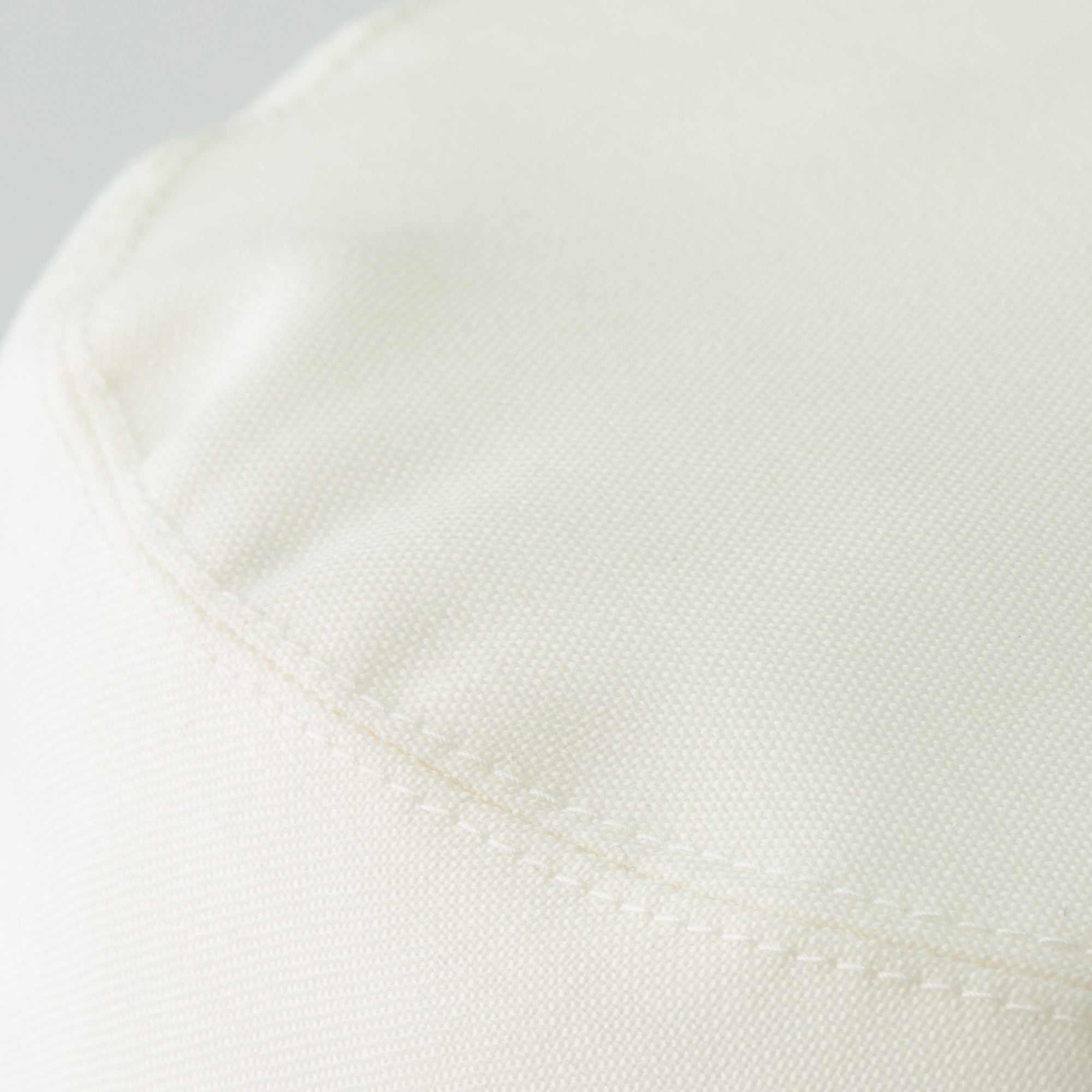 Mohair Wool Tropical Hat Off-white
