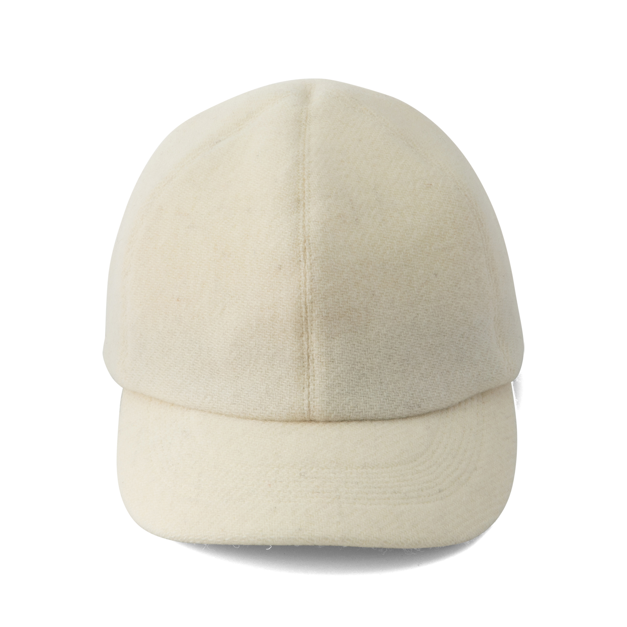 Wool tweed Cap Ivory
