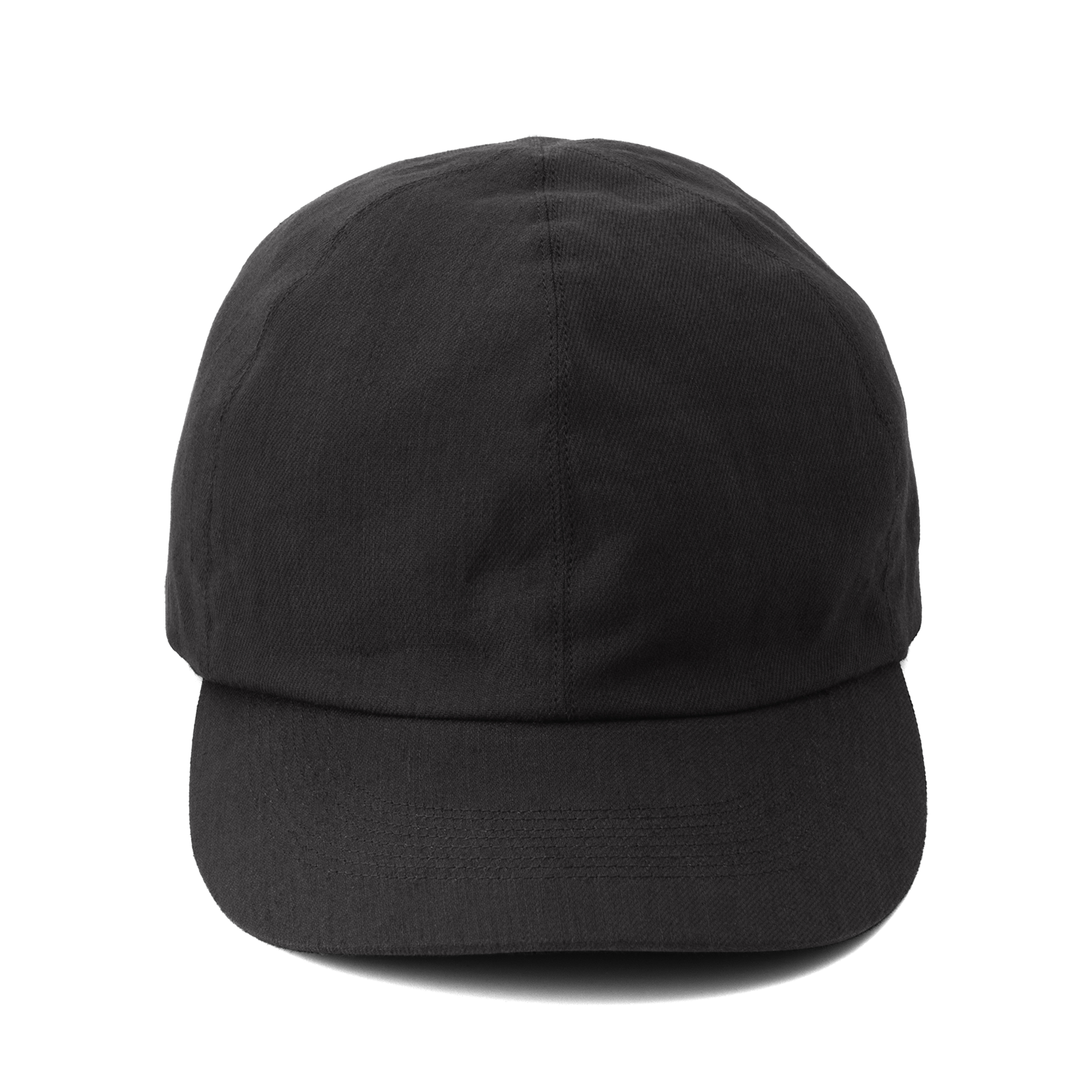 Linen cotton serge Cap Black