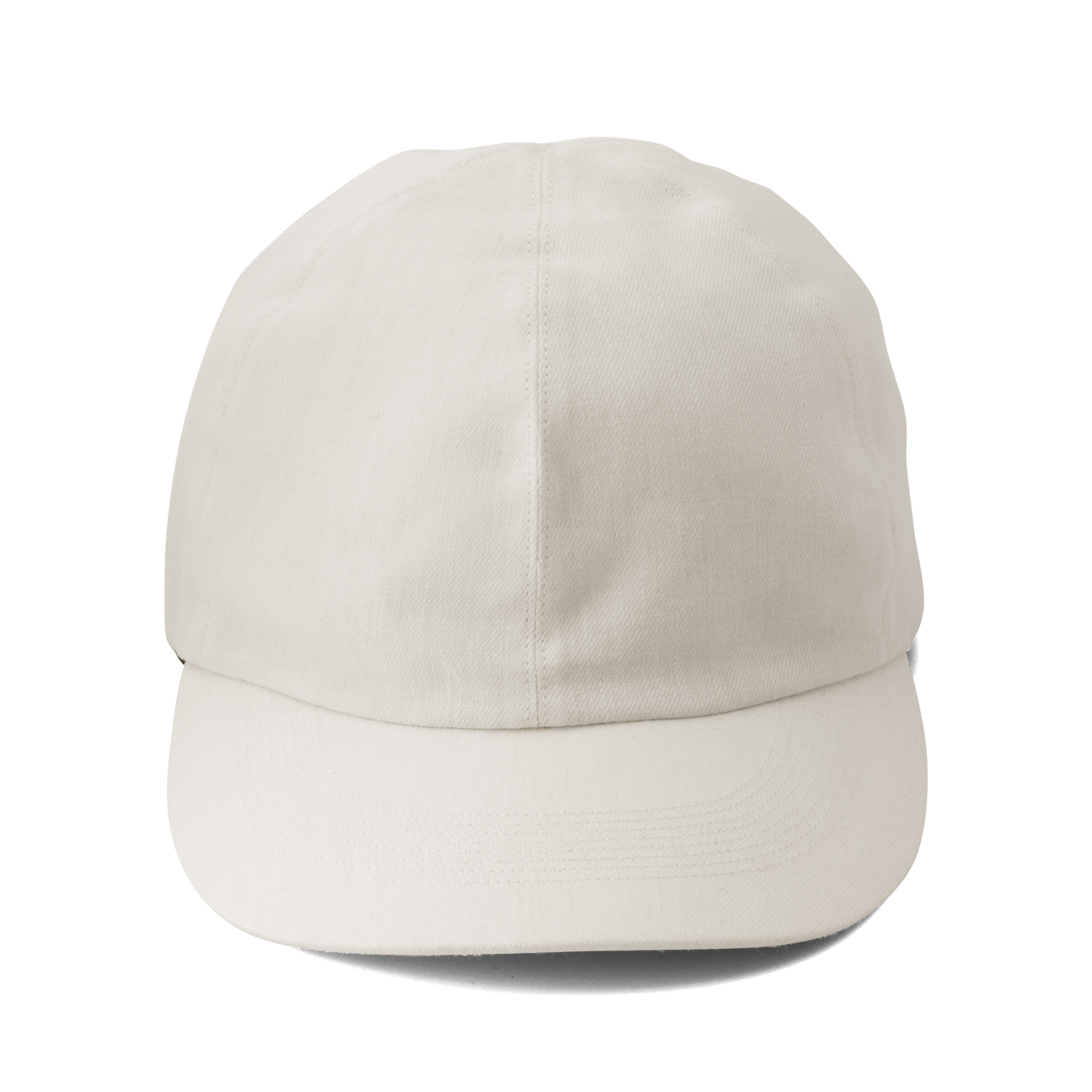 Linen cotton serge Cap White