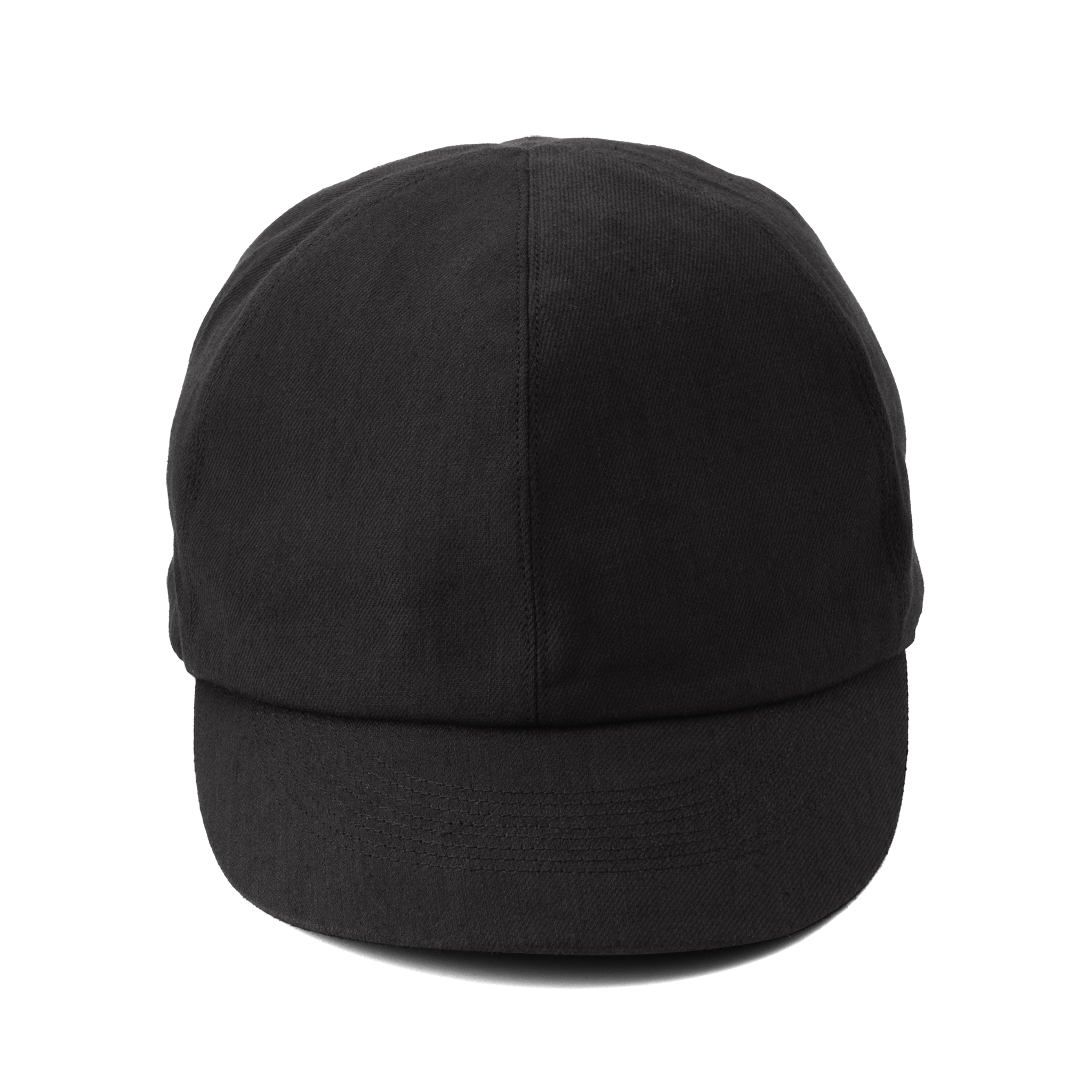 Linen cotton serge Cap Black