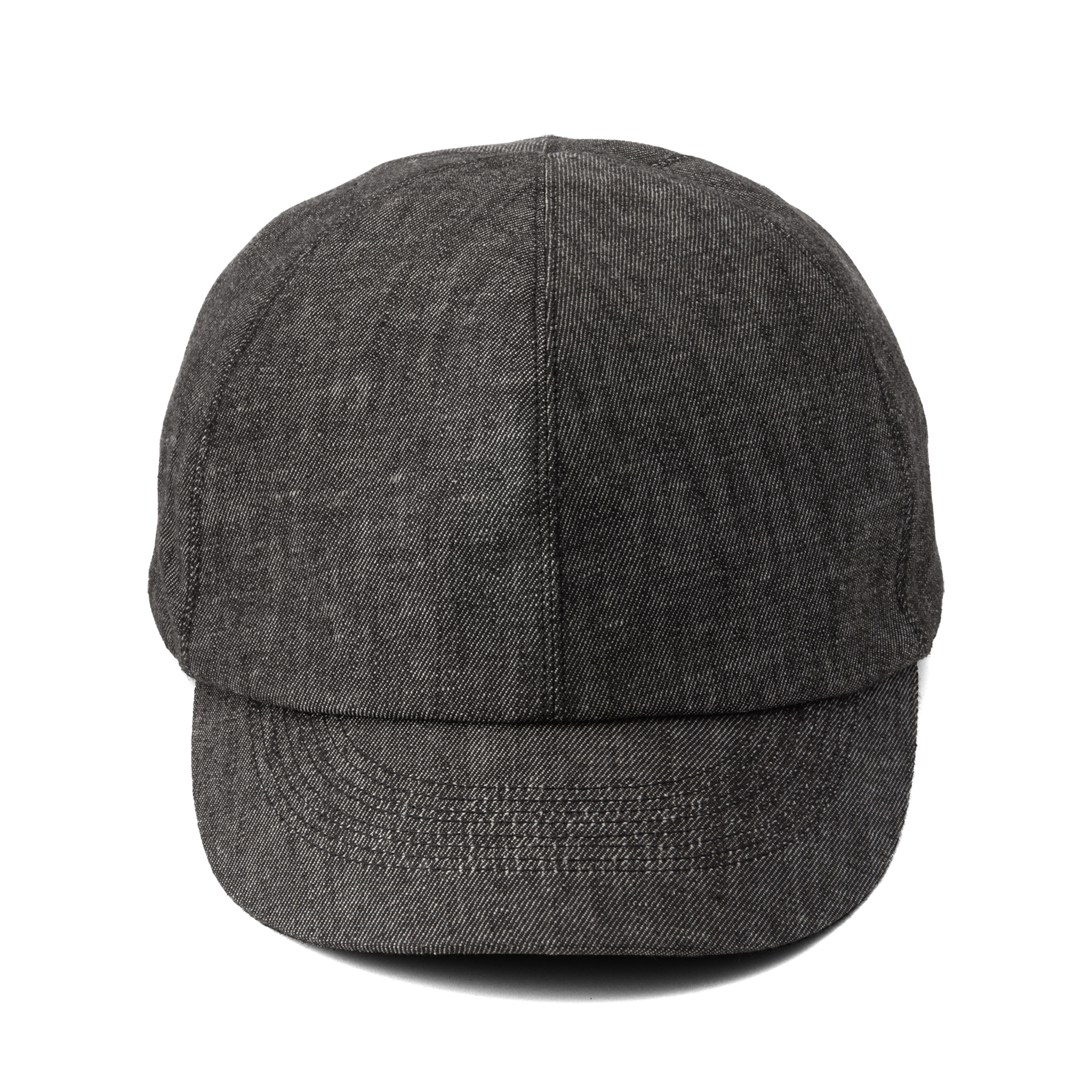 Linen cotton serge Cap Mix-black