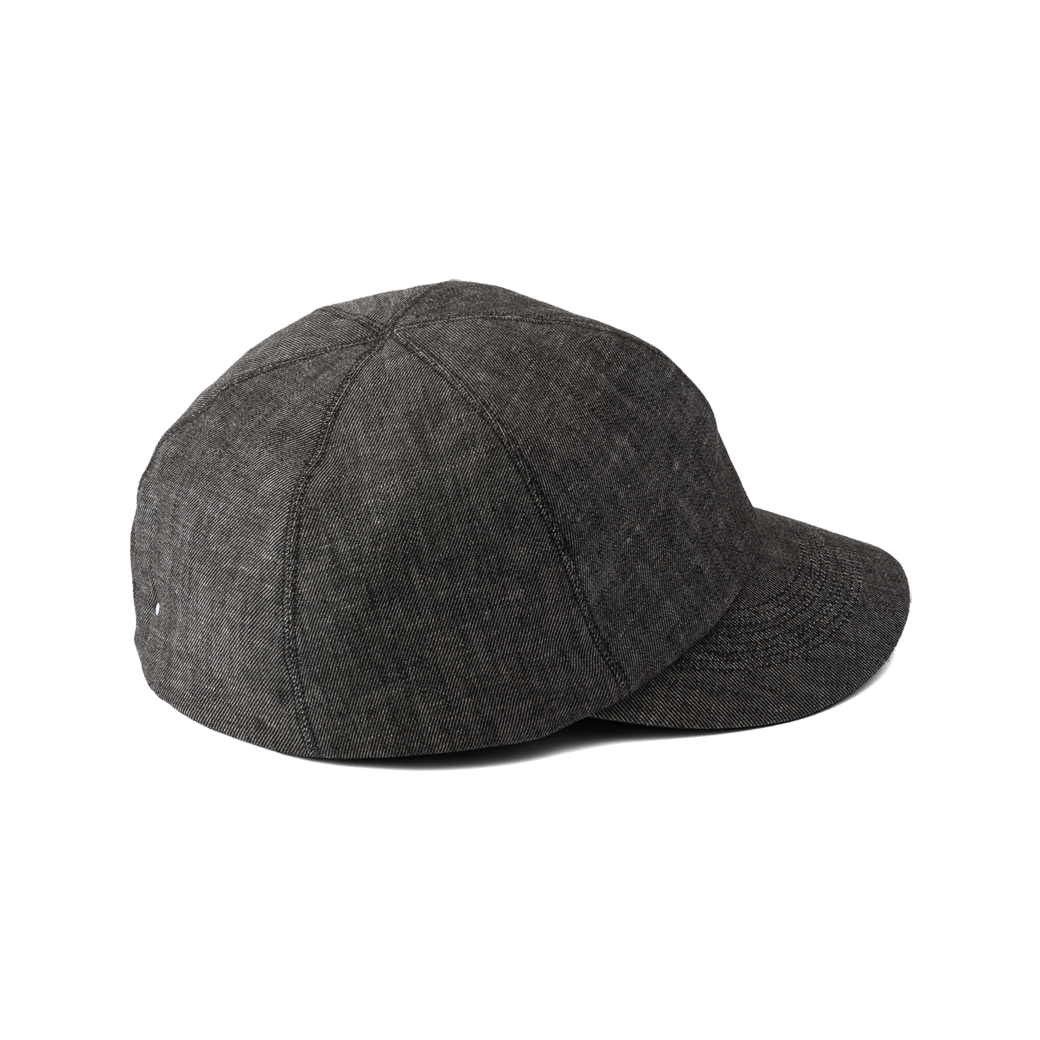 Linen cotton serge Cap Black