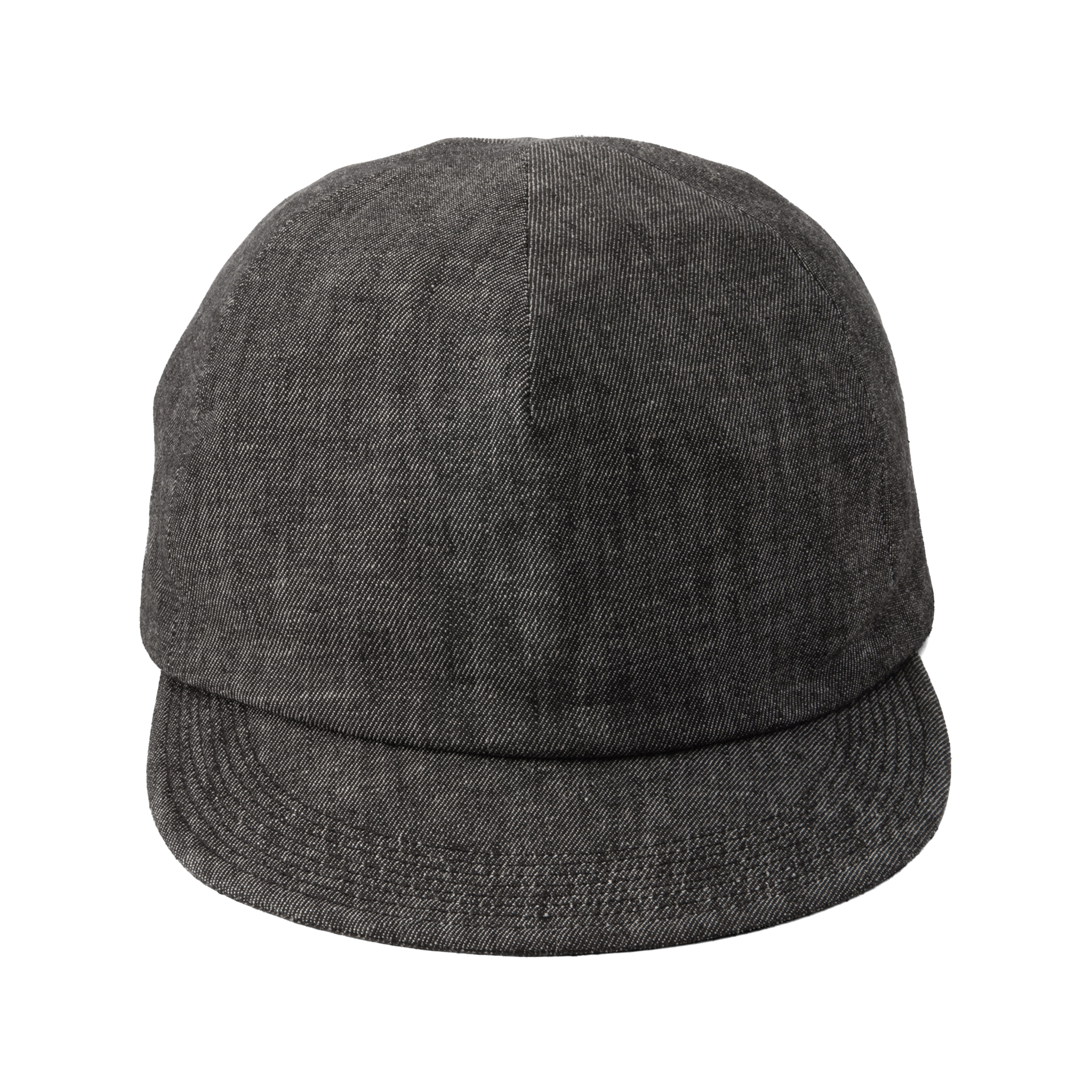 Linen cotton serge Cap Mix-black