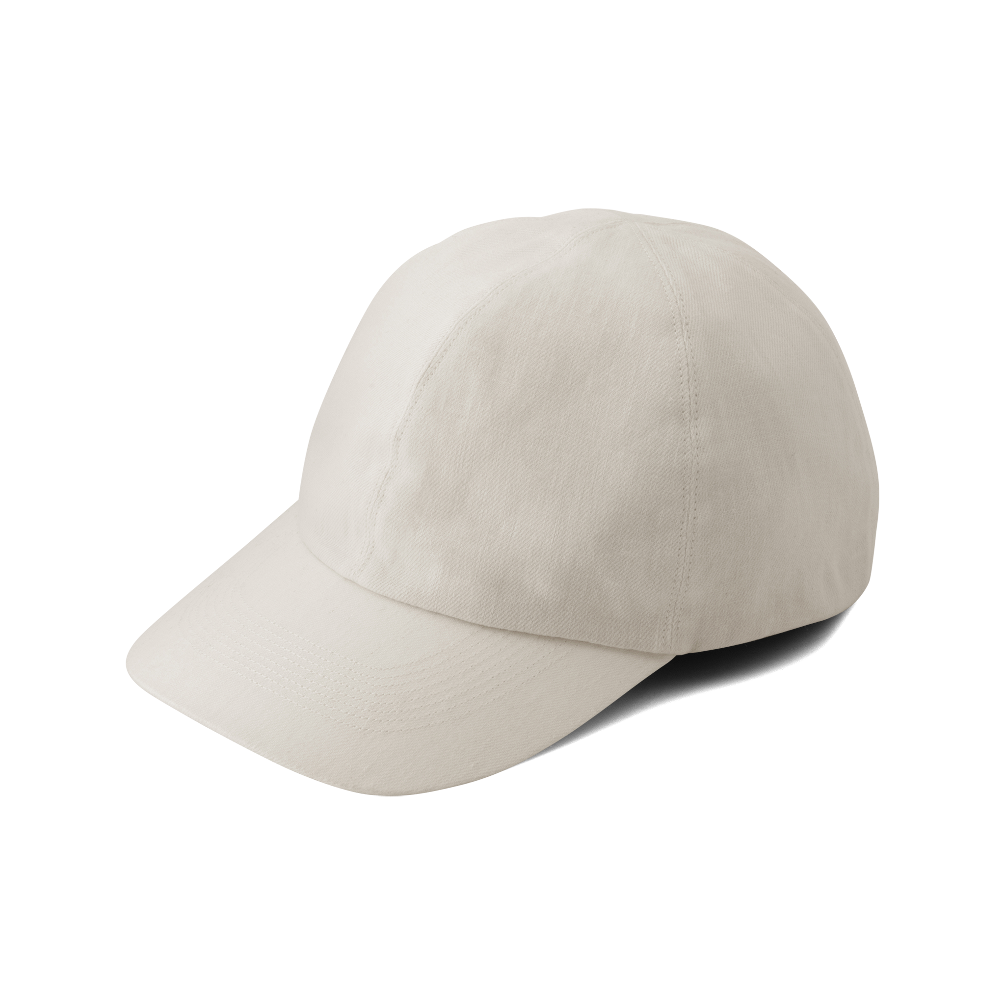 Linen cotton serge Cap White