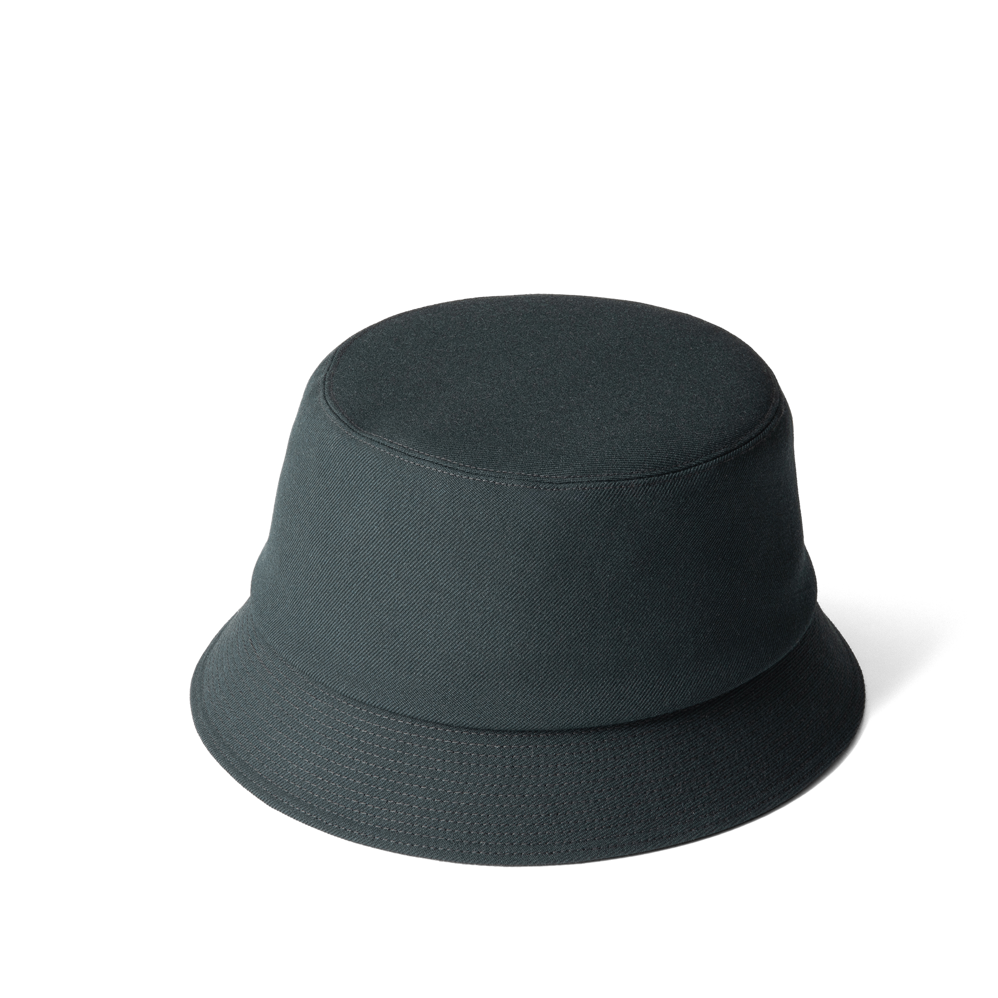 Wool Gabardine Hat D.Green