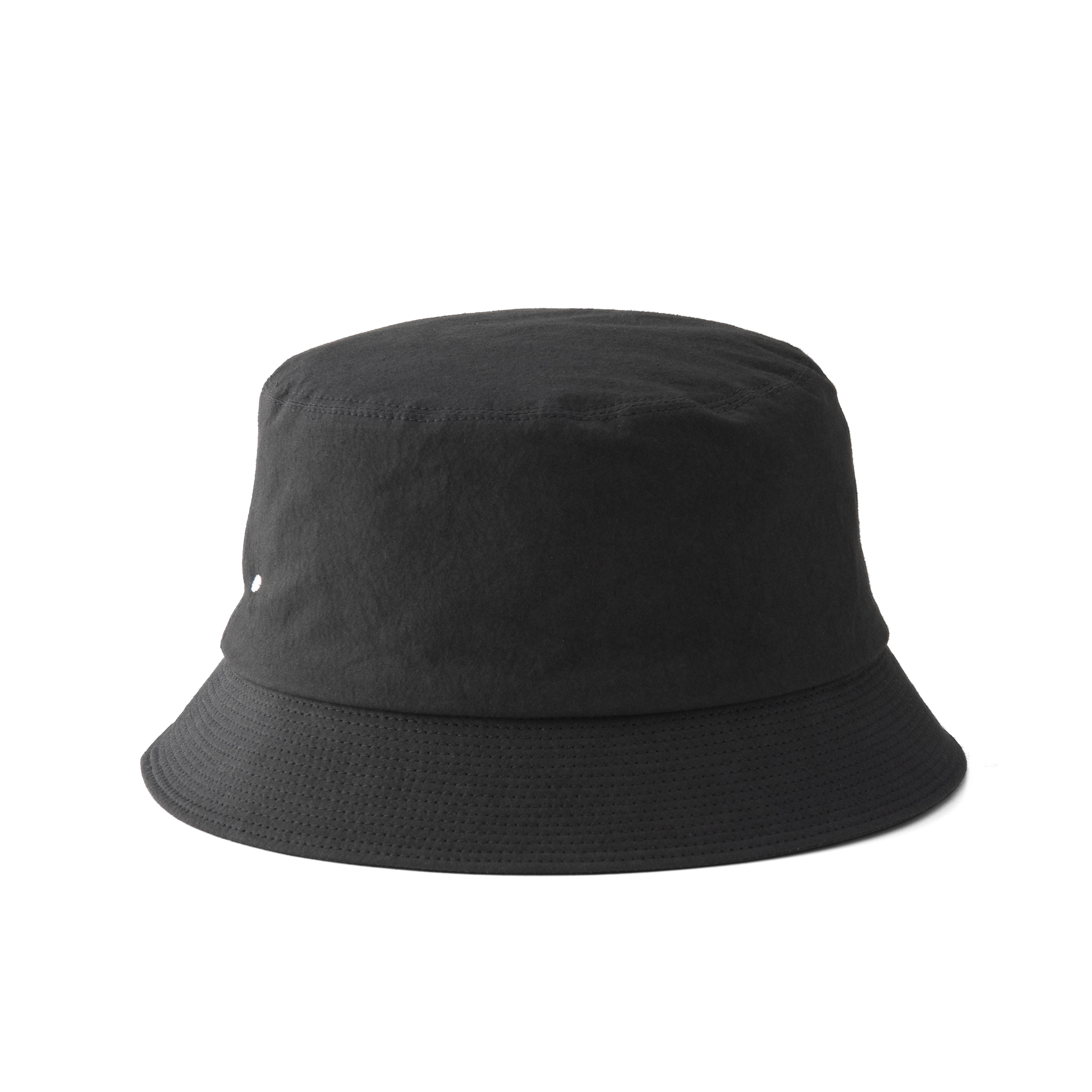 Grunge wash cotton Hat Black