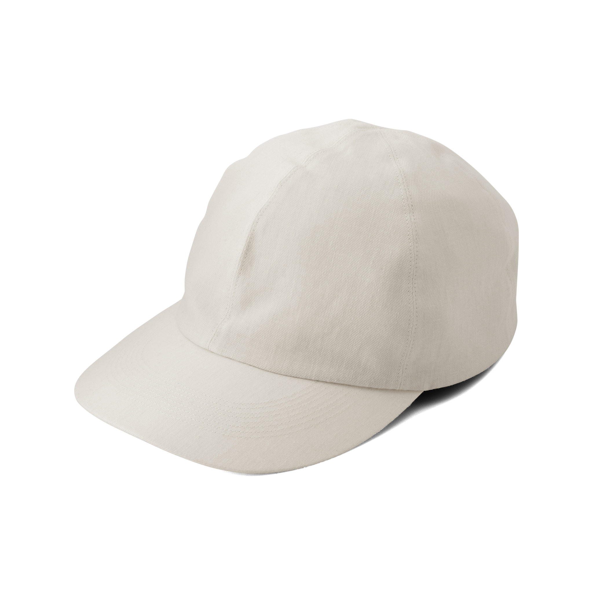 Linen cotton serge Cap White