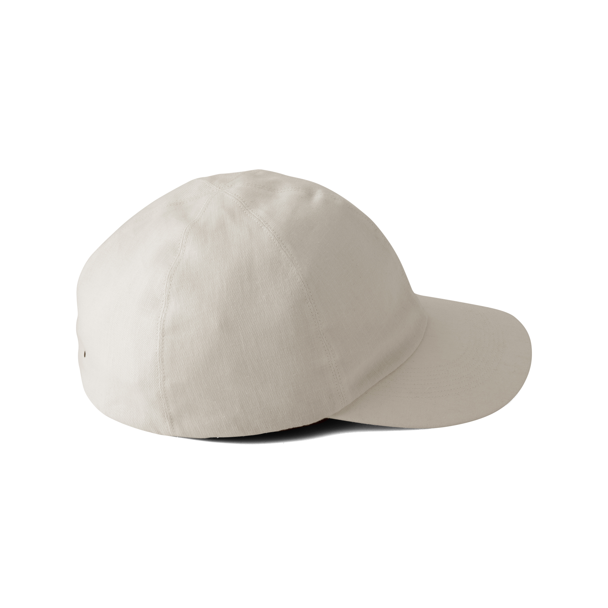 Linen cotton serge Cap White