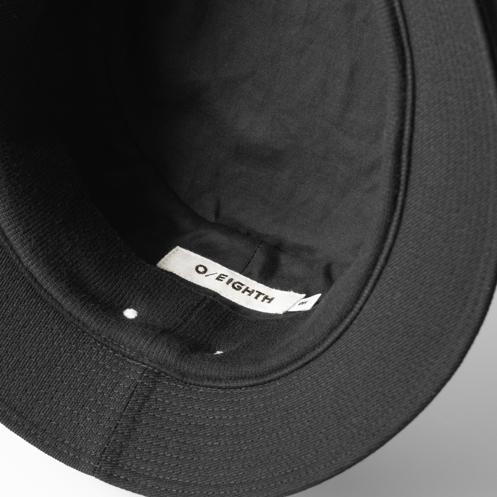 Wool Gabardine Hat Black