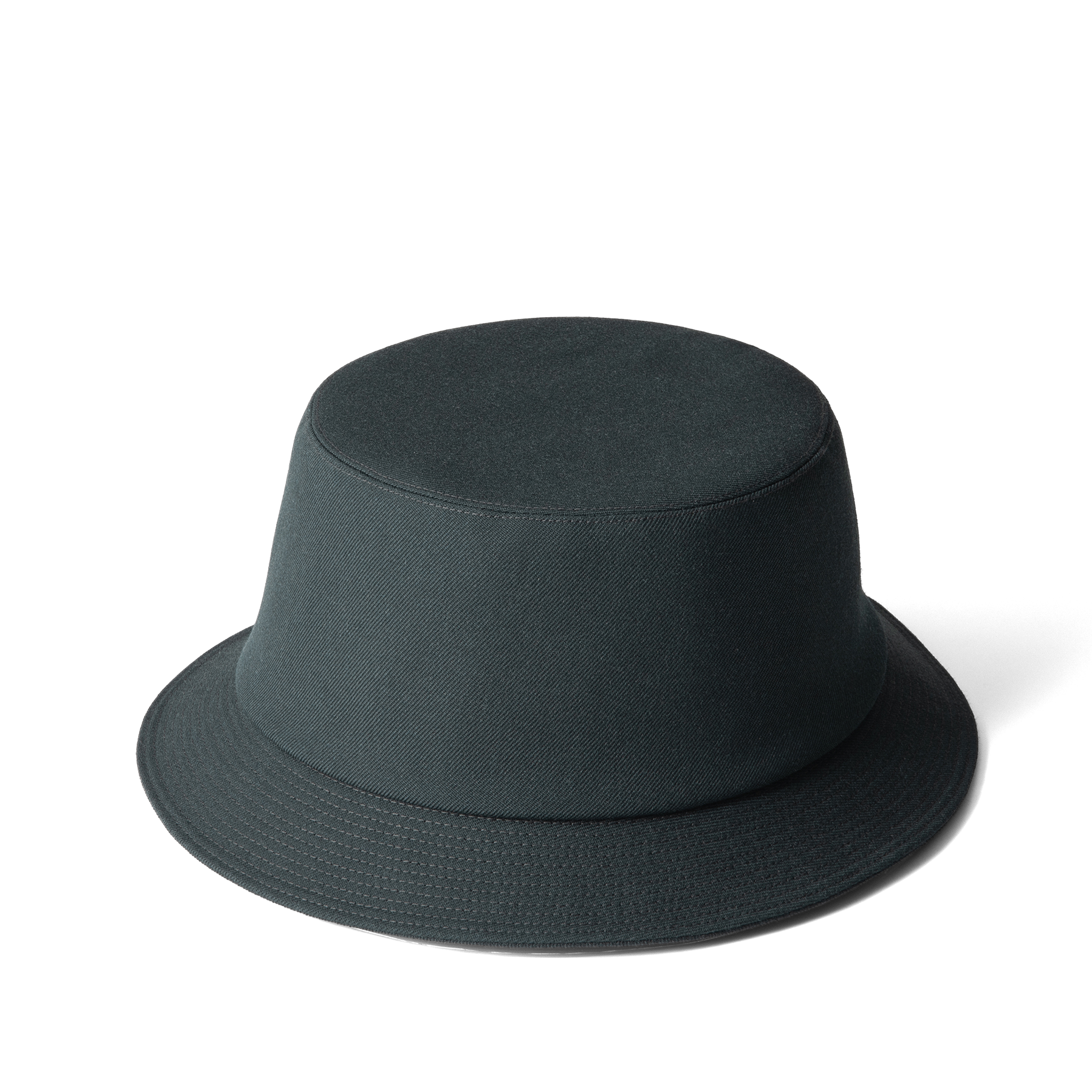 Wool Gabardine Hat D.Green