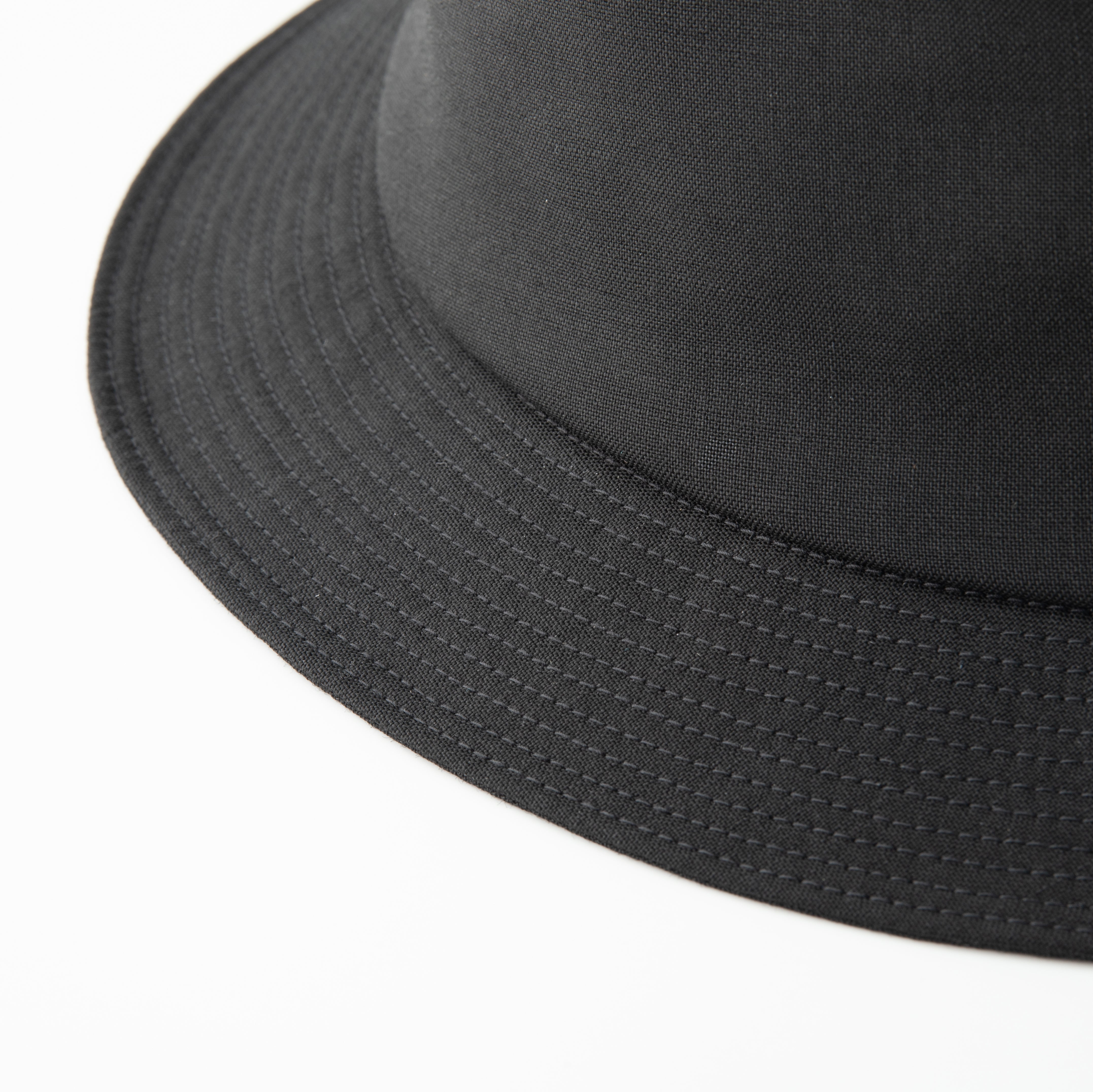 Mohair Wool Tropical Hat Deep-black