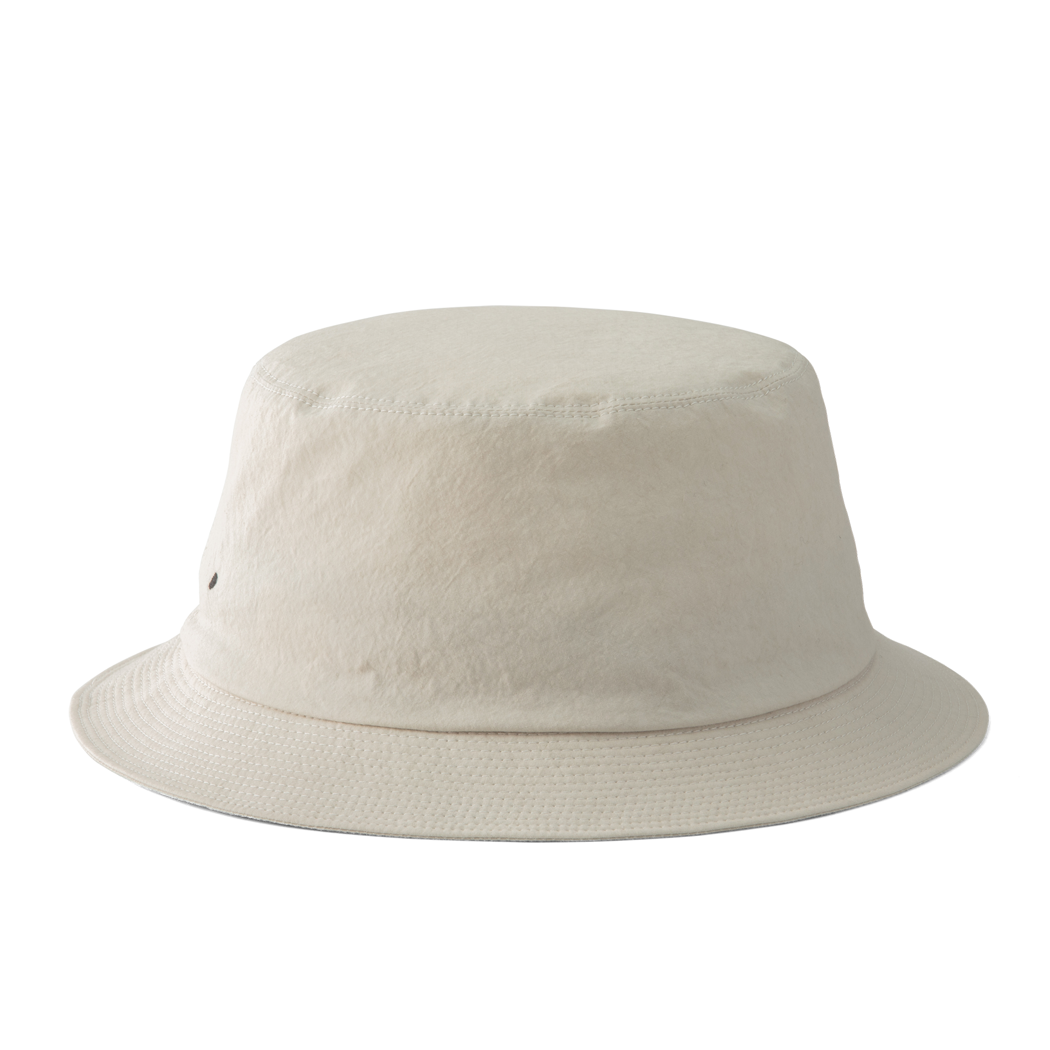 Grunge wash cotton Hat Off-white