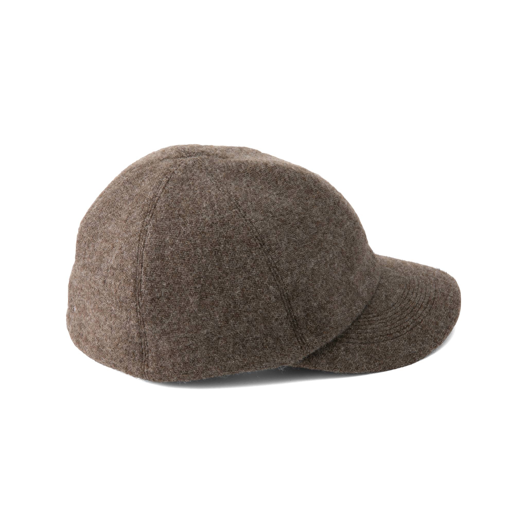 Wool tweed Cap Ivory