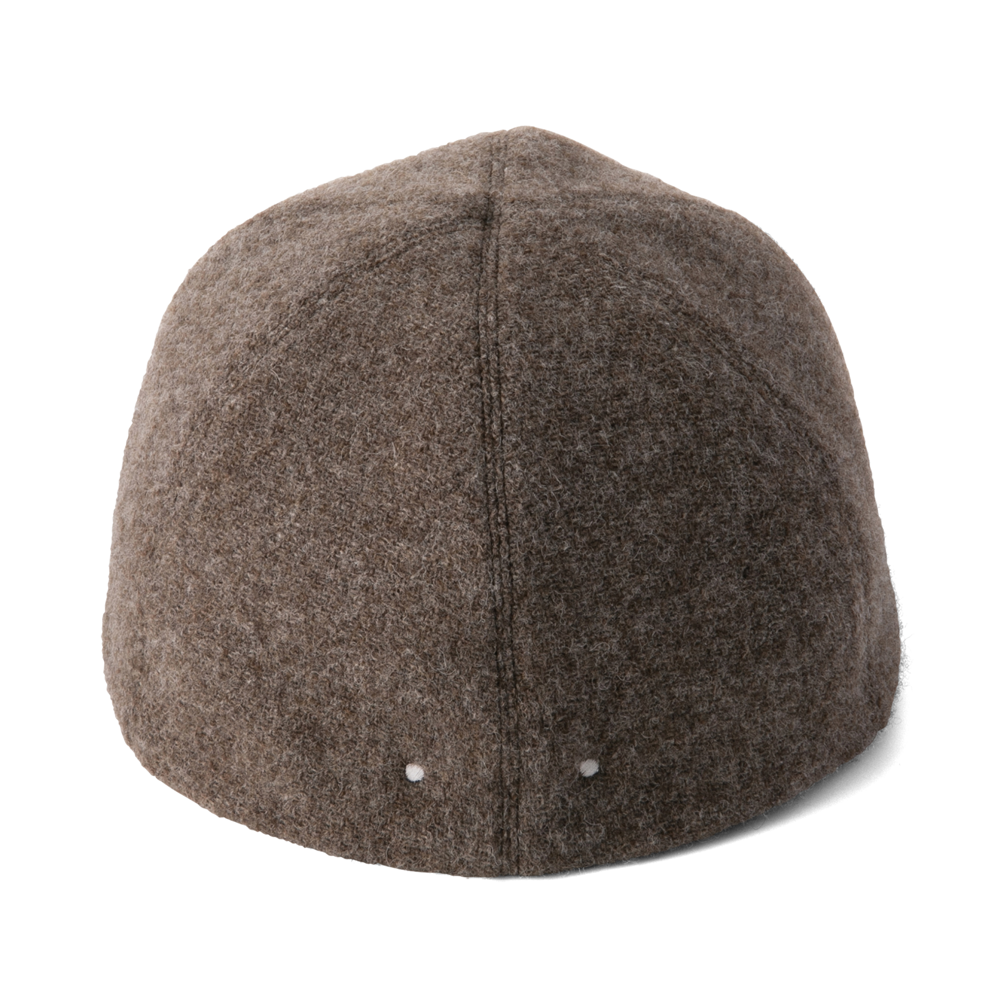 Wool tweed Cap Brown