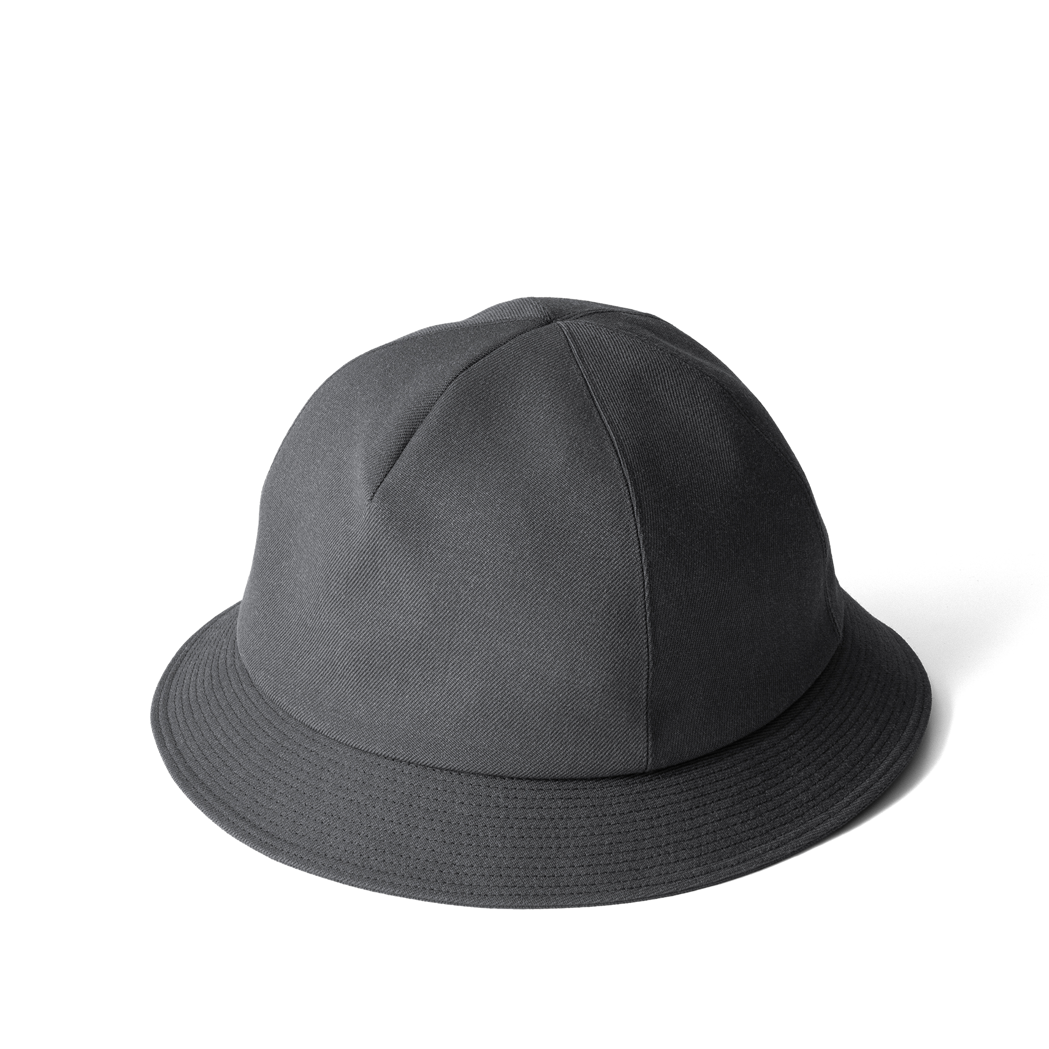 Wool Gabardine Hat Charcoal