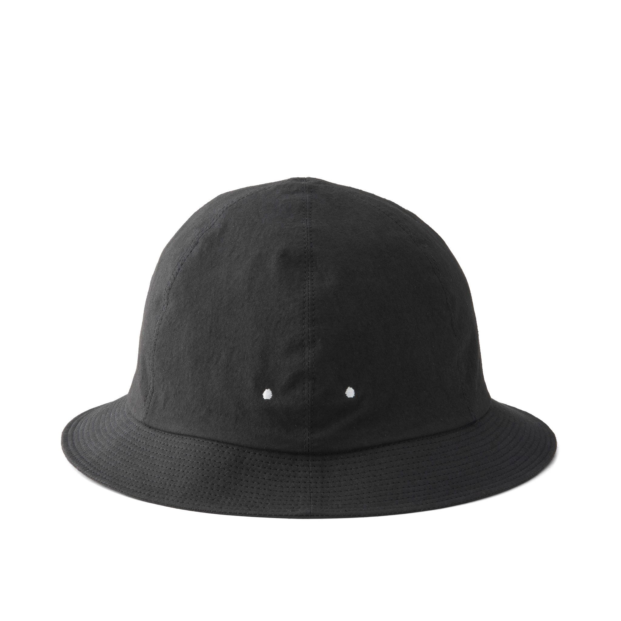 Grunge wash cotton Hat Black