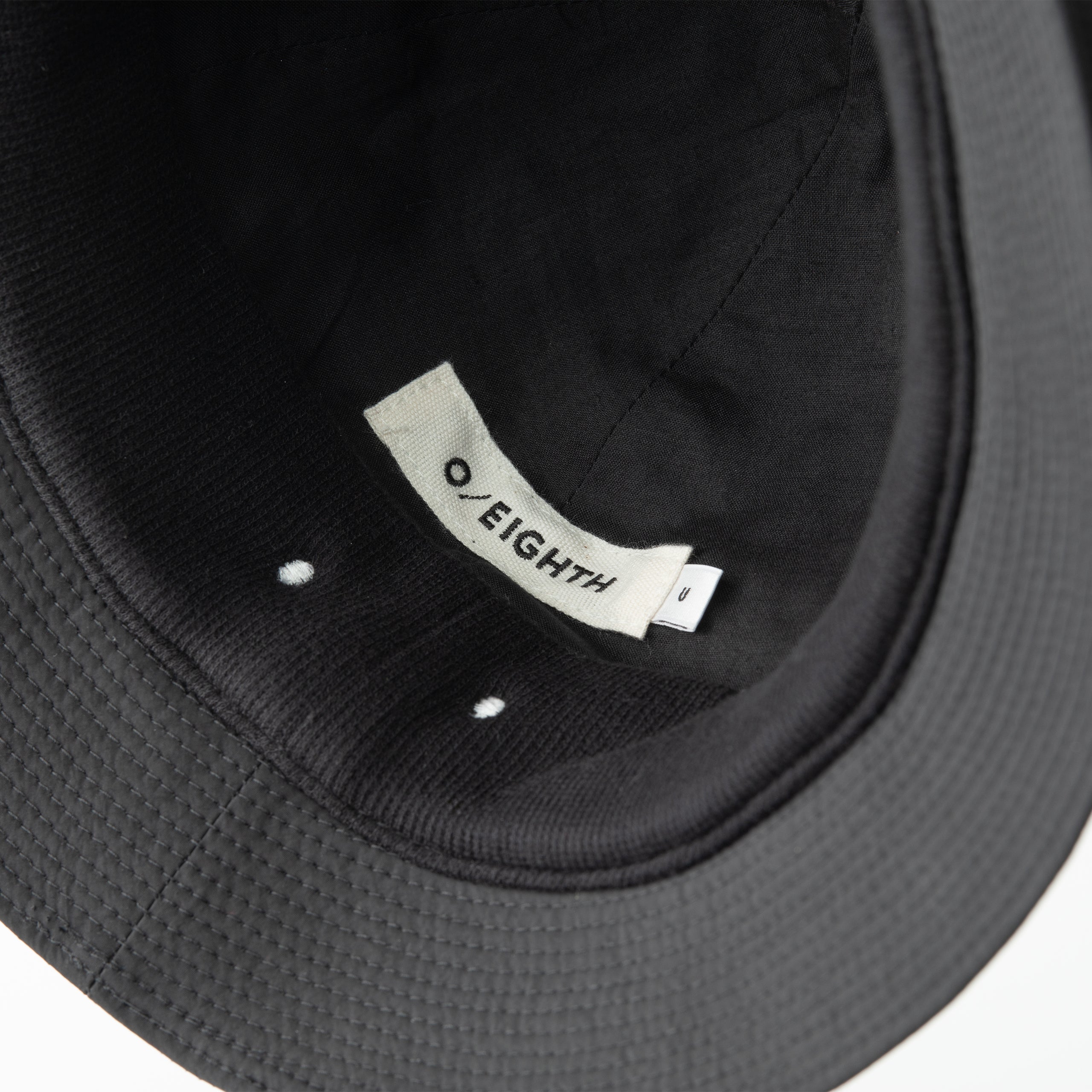 Nylon wash Hat Black