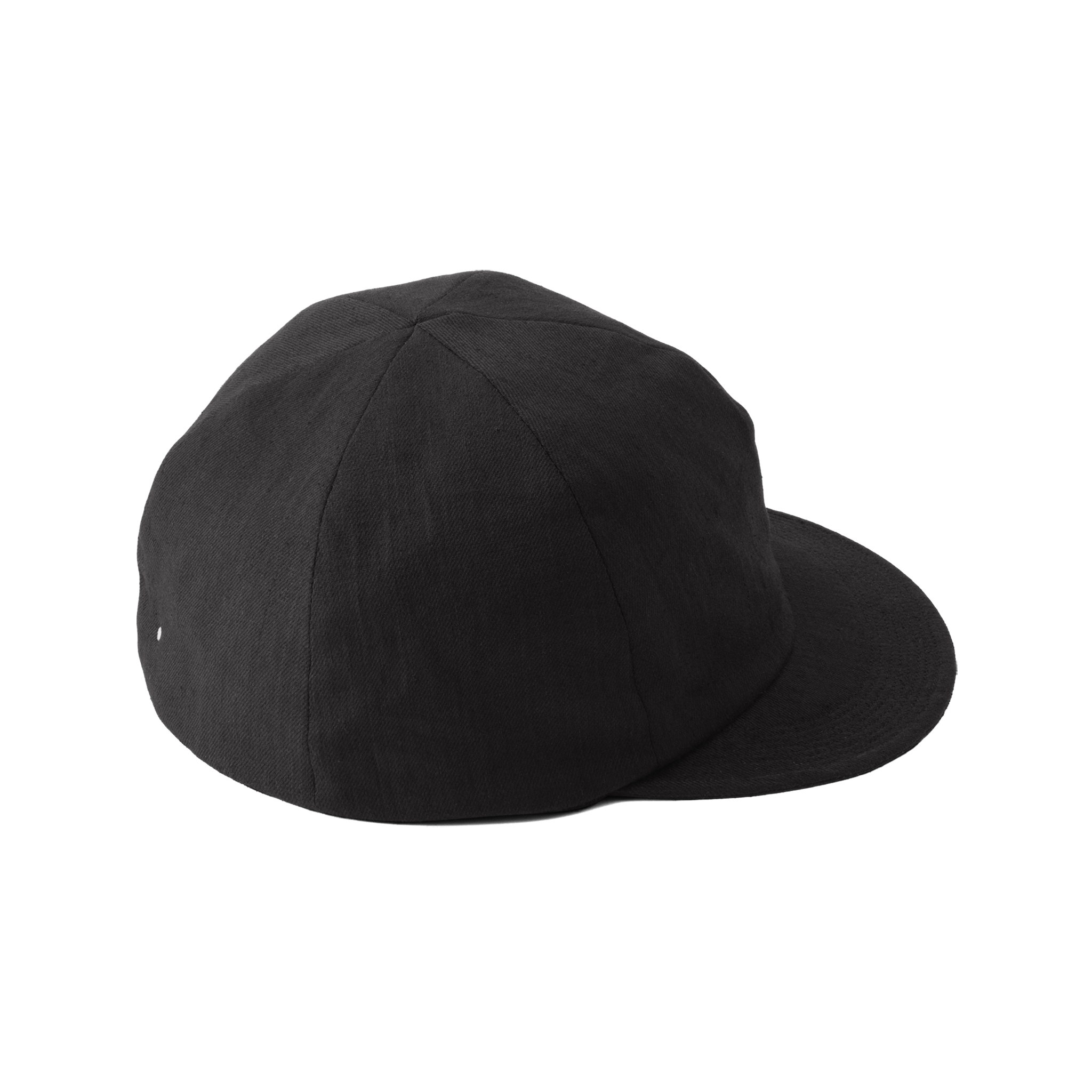 Linen cotton serge Cap Black