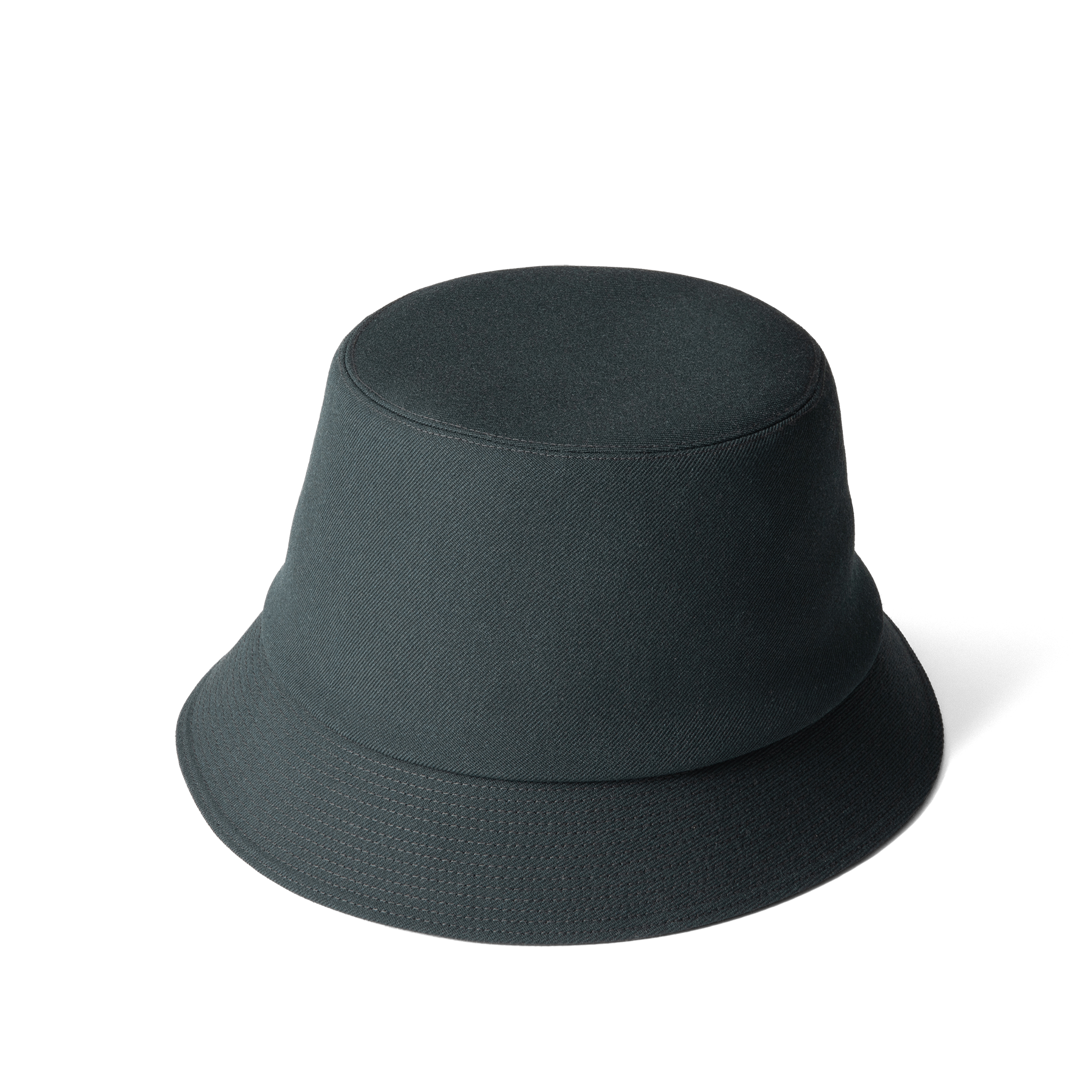 Wool Gabardine Hat D.Green