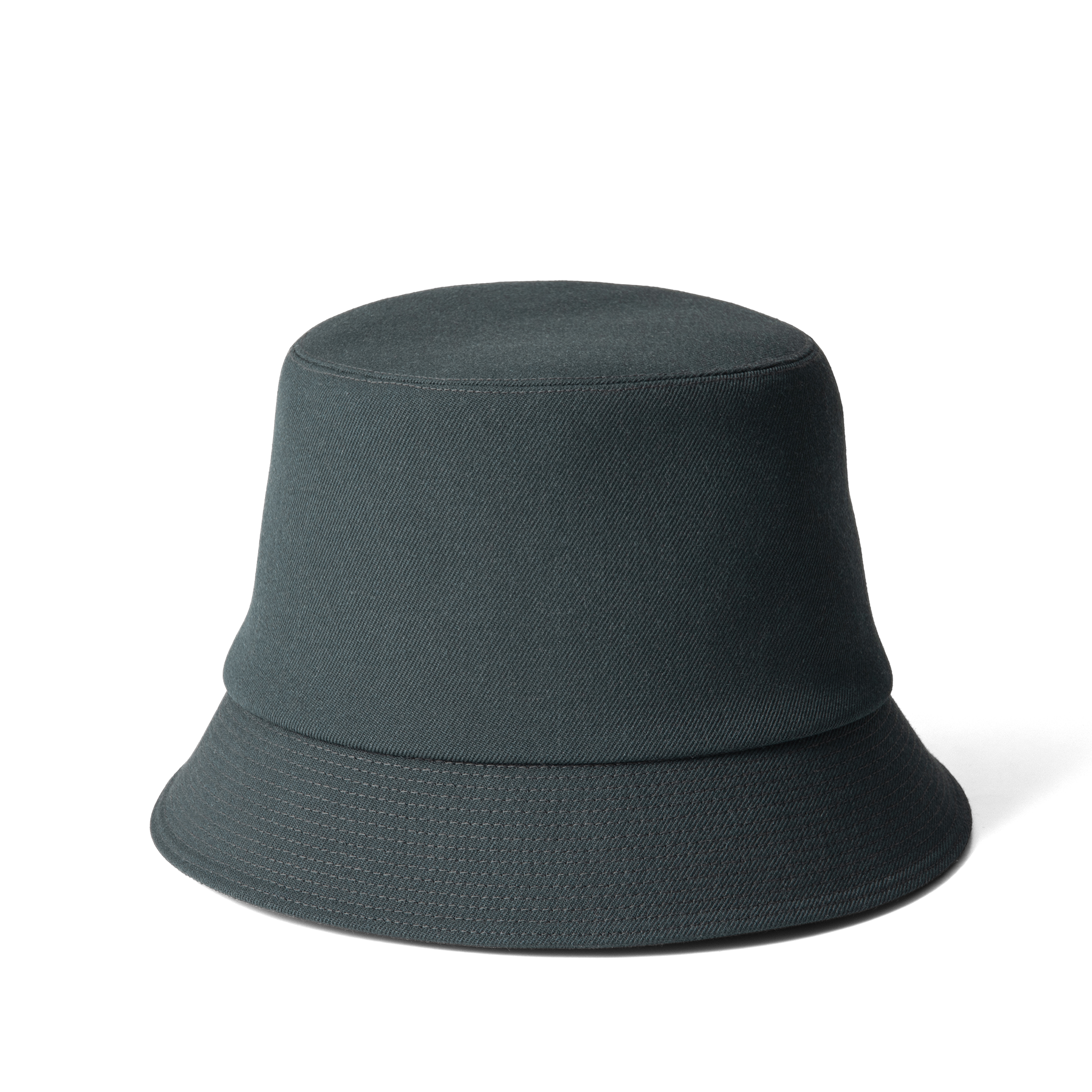 Wool Gabardine Hat Charcoal