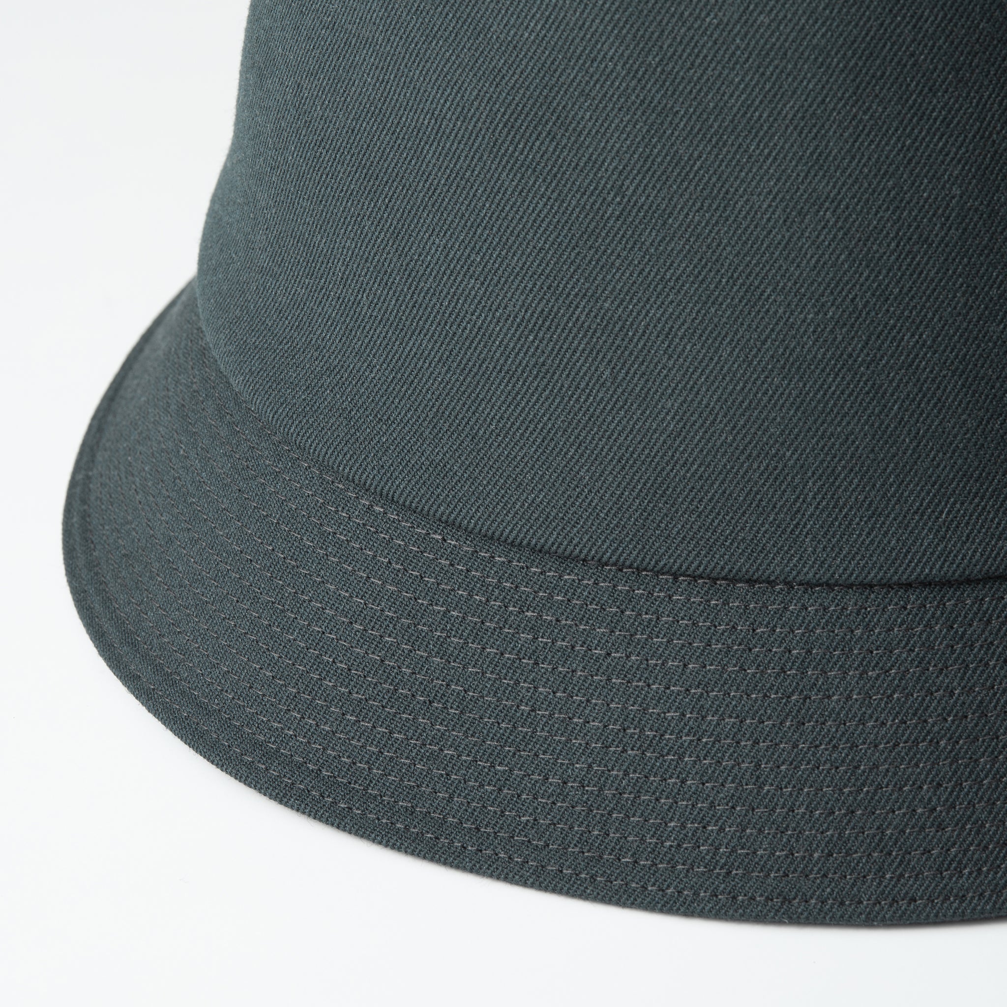 Wool Gabardine Hat Charcoal