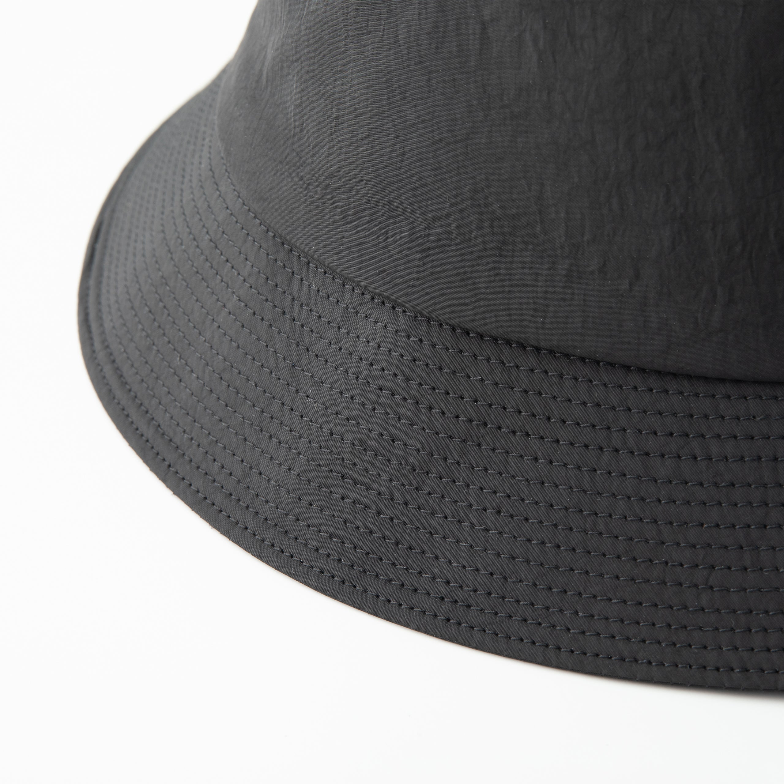 Nylon wash Hat Black