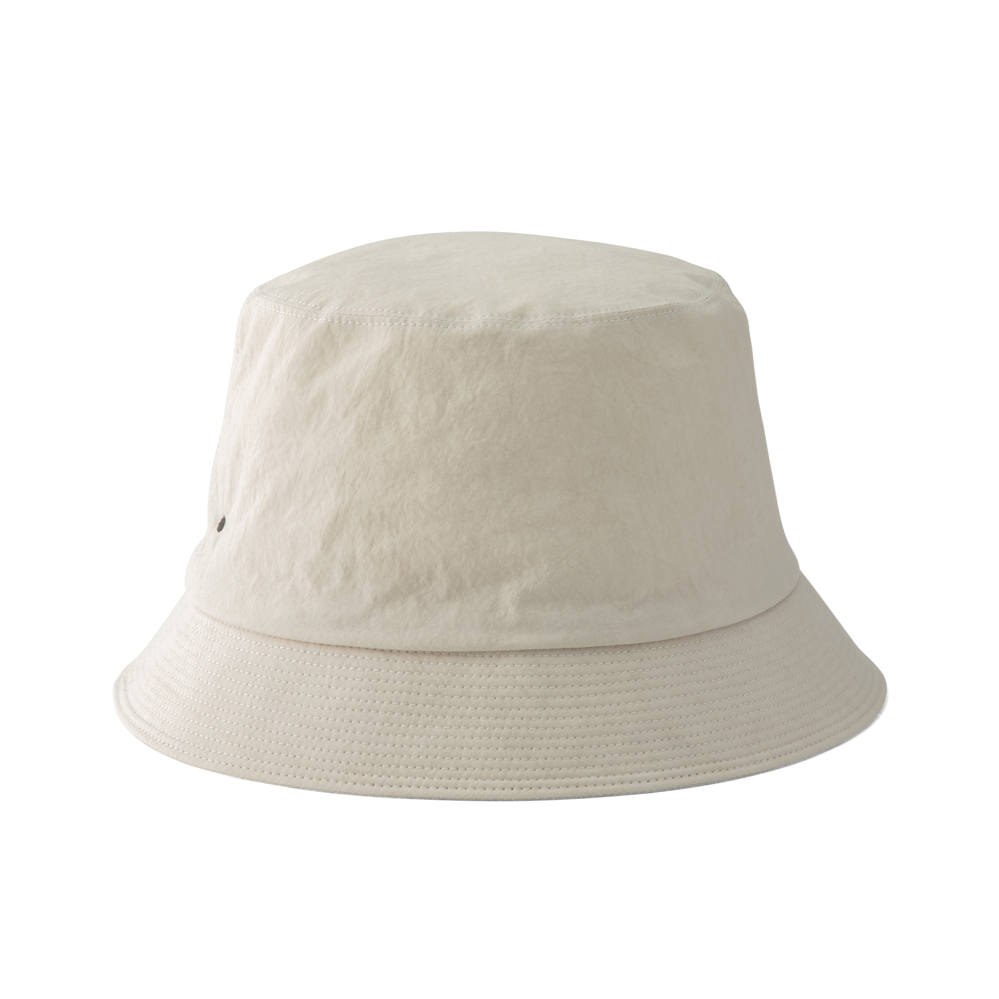 Grunge wash cotton Hat Off-white