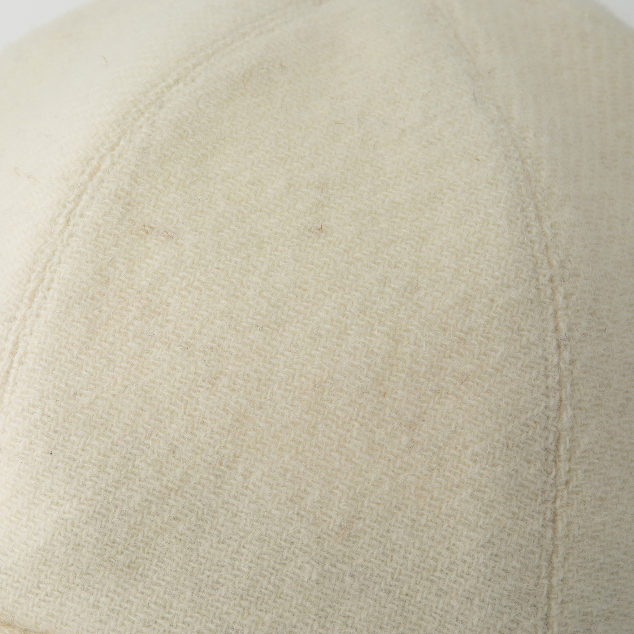 Wool tweed Cap Ivory